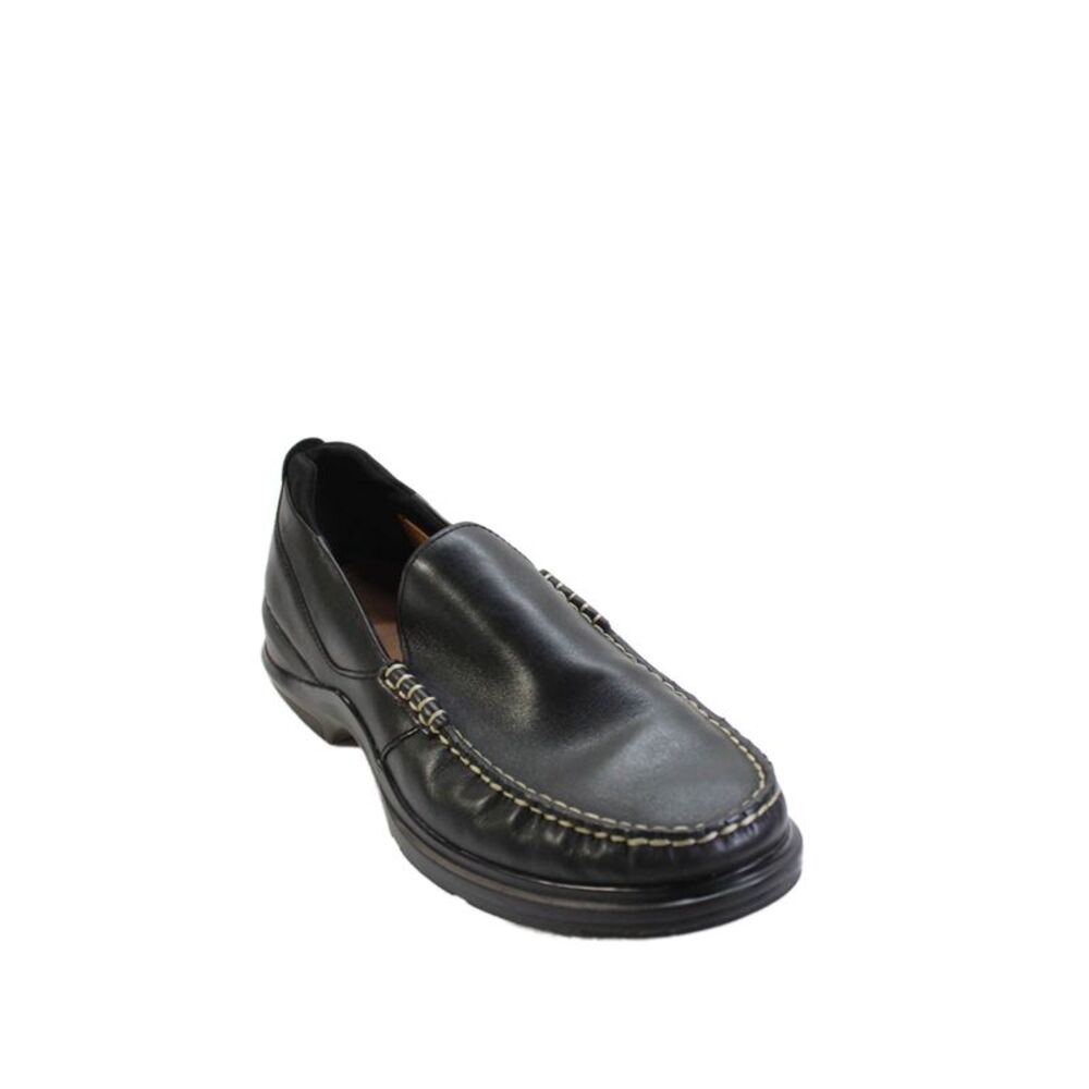 Cole Haan Grand.OS Mens Leather Slip-On Loafer Dress Shoes Black Size 10.5